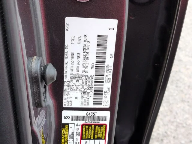 Used 2022 Gray Toyota SR5 image 37