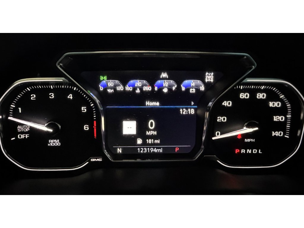 Used 2021 Dark Sky Metallic GMC AT4 image 26