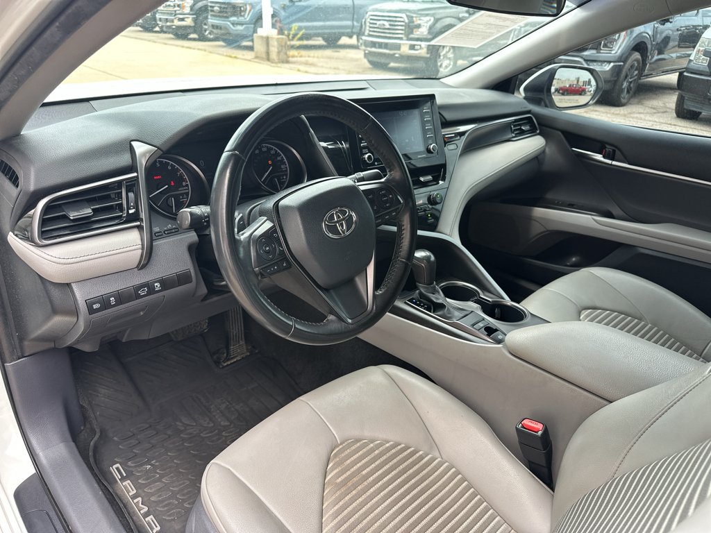 Used 2021 Super White Toyota SE image 2