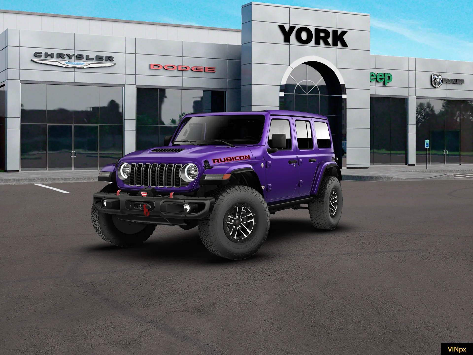New 2026 Reign Exterior Paint Jeep Rubicon X image 1
