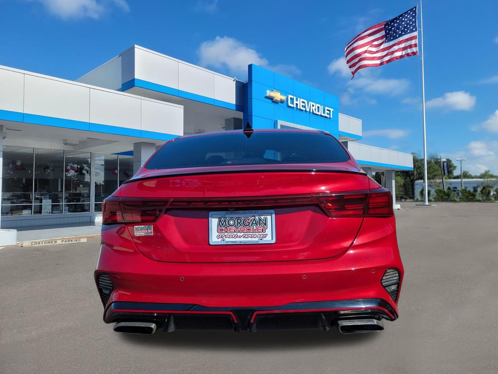 Used 2023 Currant Red Kia GT image 4