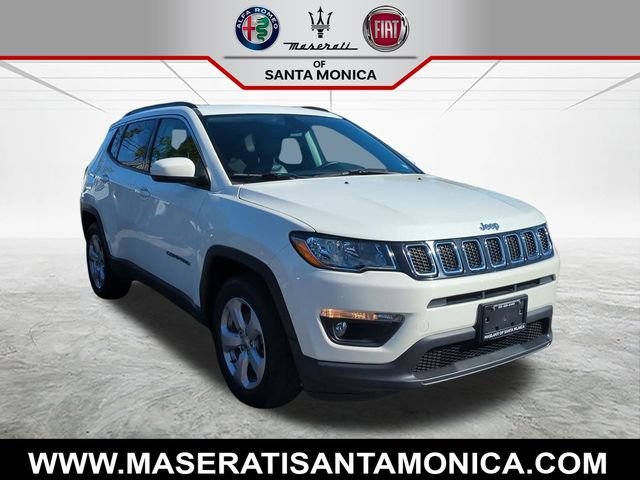 Used 2019 White Clearcoat Jeep Latitude image 1