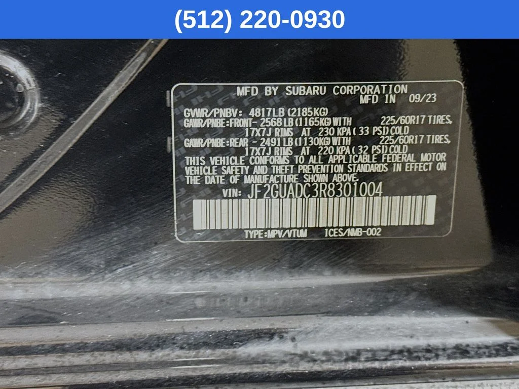 Used 2024 Black Subaru Premium image 41