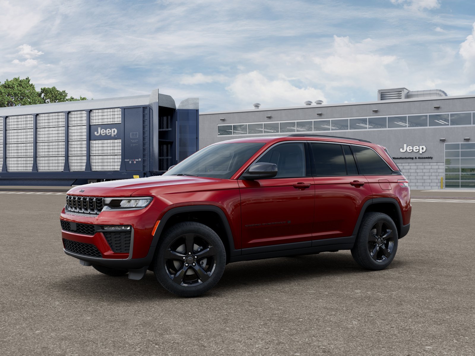 New 2027 Red Hot Pearlcoat Jeep 4DR 4WD image 1