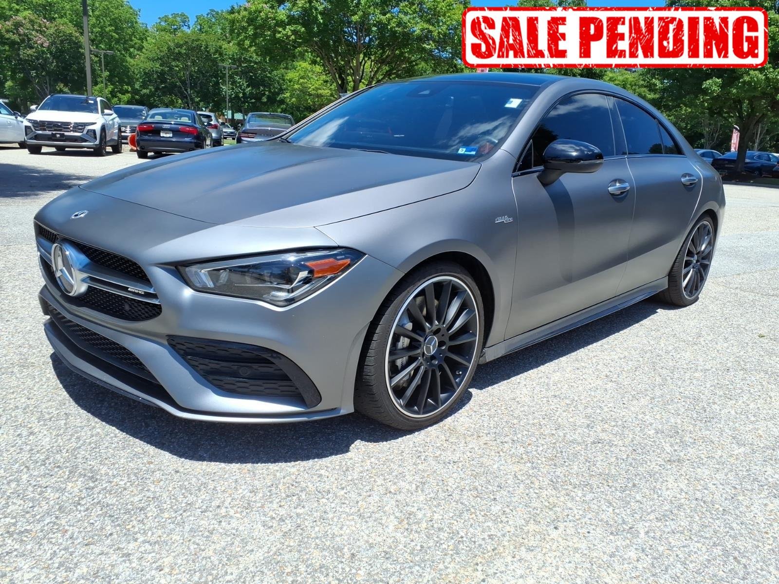 Used 2022 MANUFAKTUR Mountain Grey Magno Mercedes-Benz AMG® CLA 35 image 1