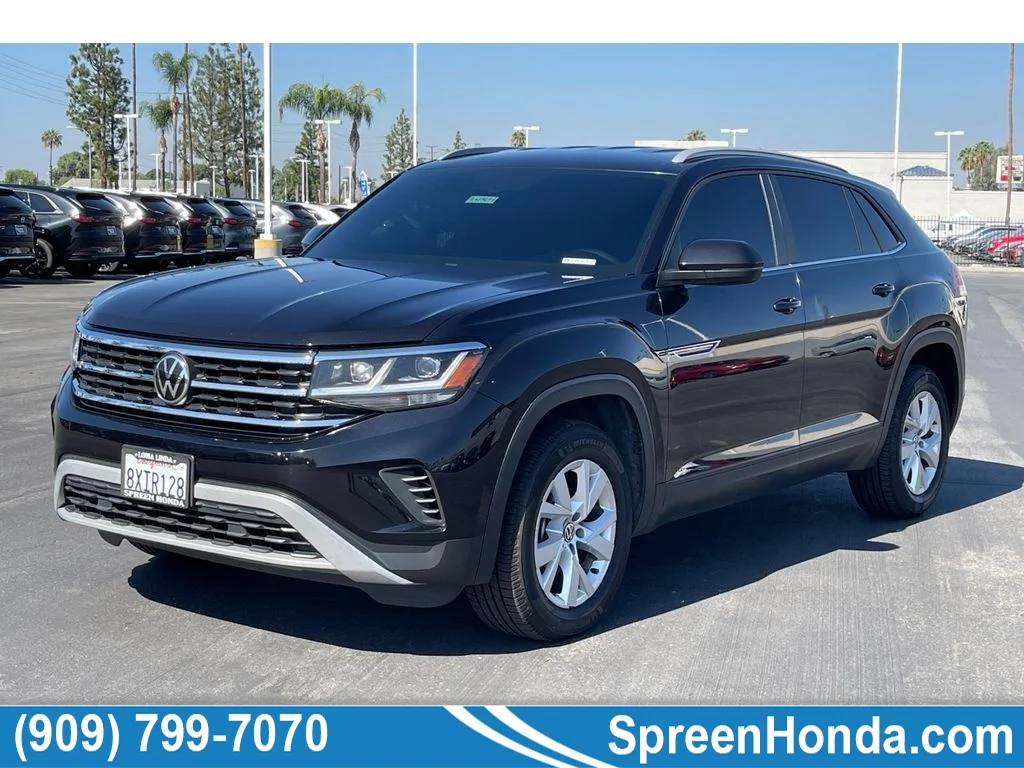 Used 2021 Deep Black Pearl Volkswagen 2.0T S image 1