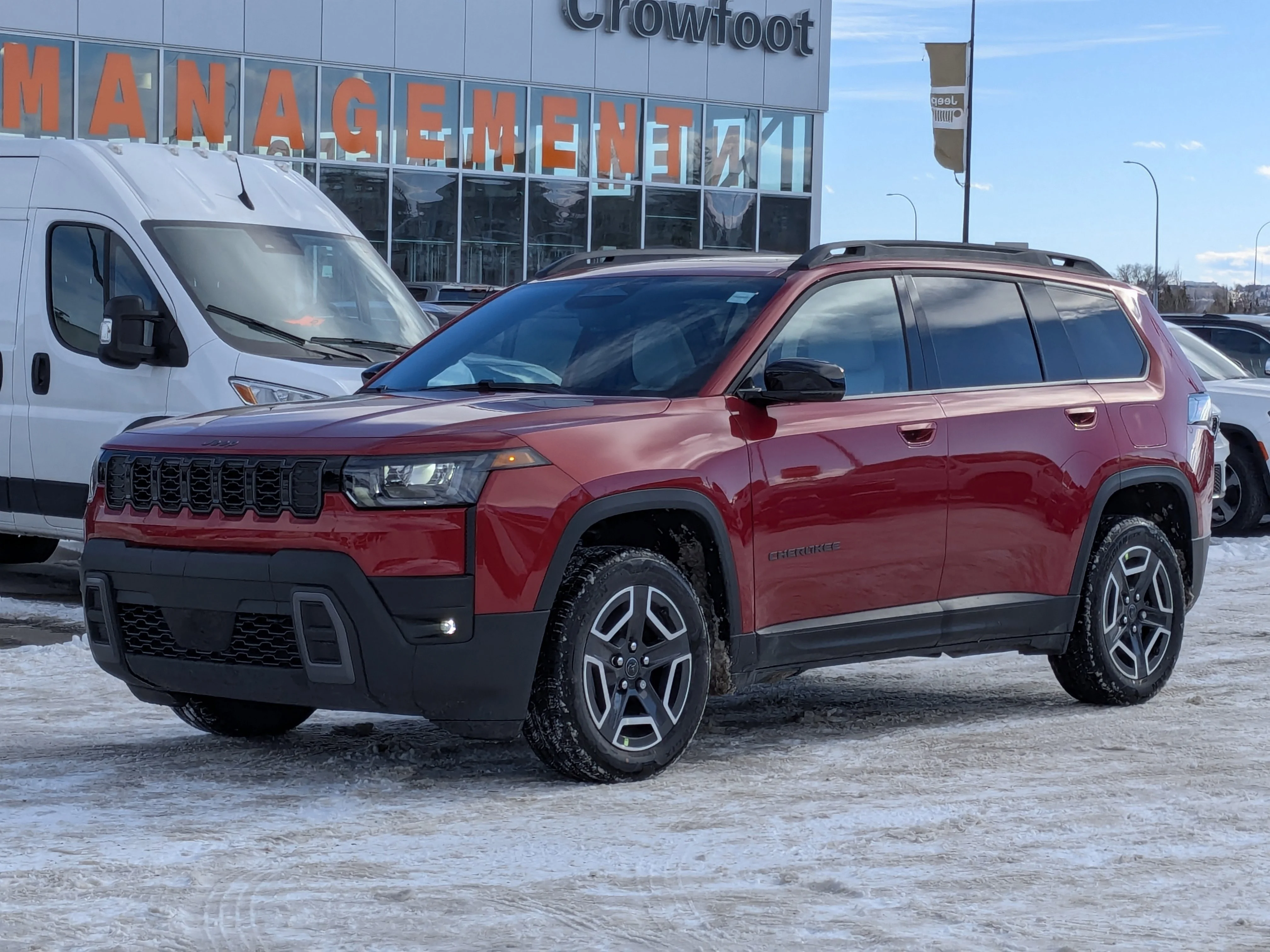 New 2026 Red Jeep Limited - - Tech Group - Panoramic Sunroof - Trailer Tow - Remote Start & tons more! image 4
