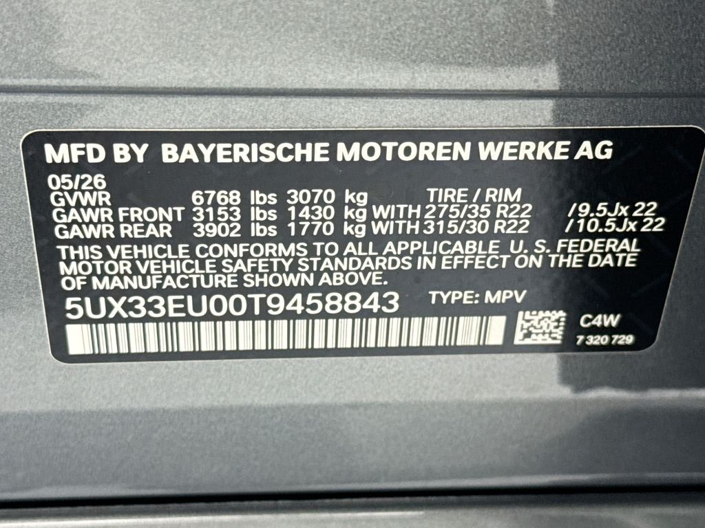 New 2026 Gray Metallic BMW M60i image 34