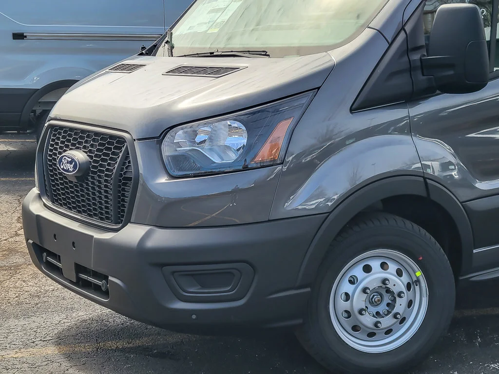 New 2026 Carbonized Gray Metallic Ford Cargo Van image 1