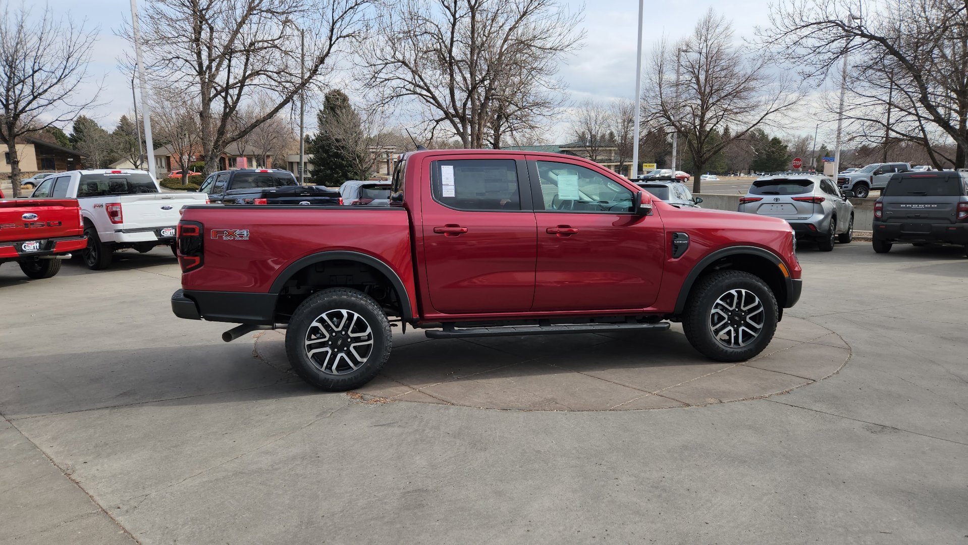 New 2025 Ruby Red Metallic Tinted Clearcoat Ford LARIAT image 16