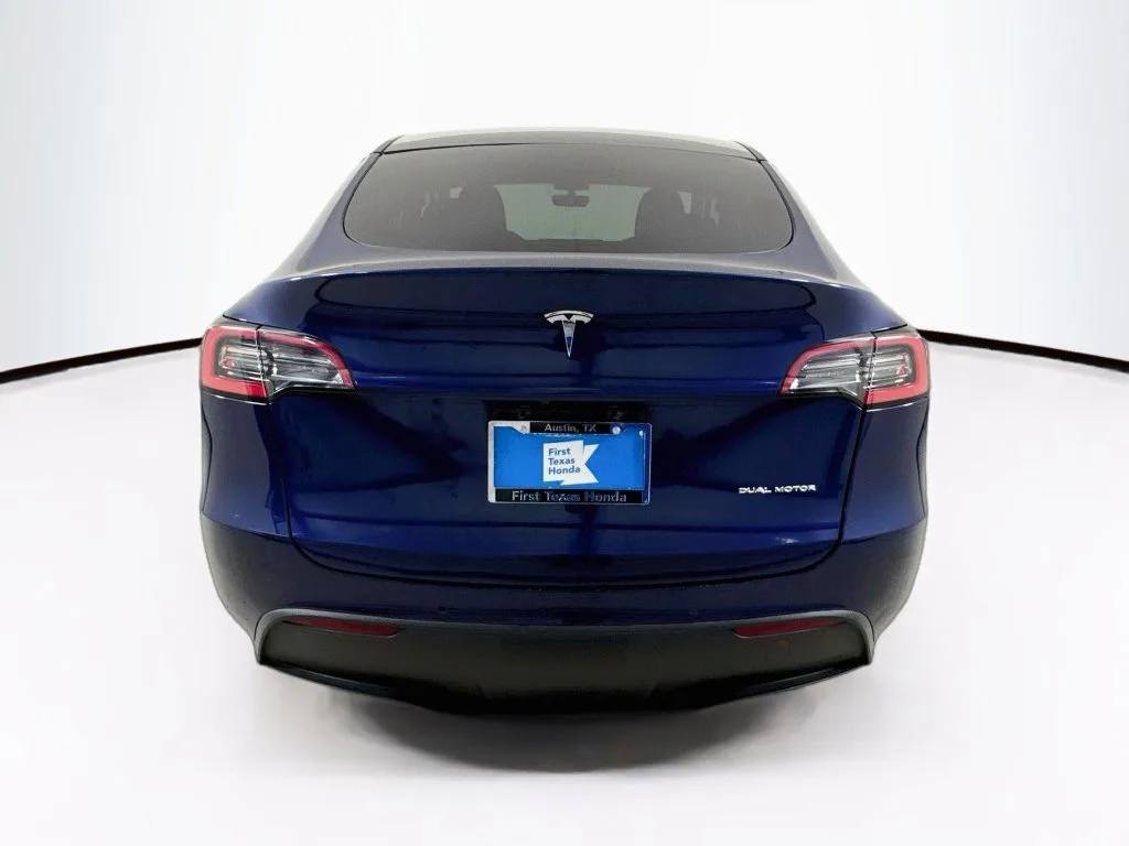 Used 2021 Deep Blue Metallic Tesla Long Range image 6