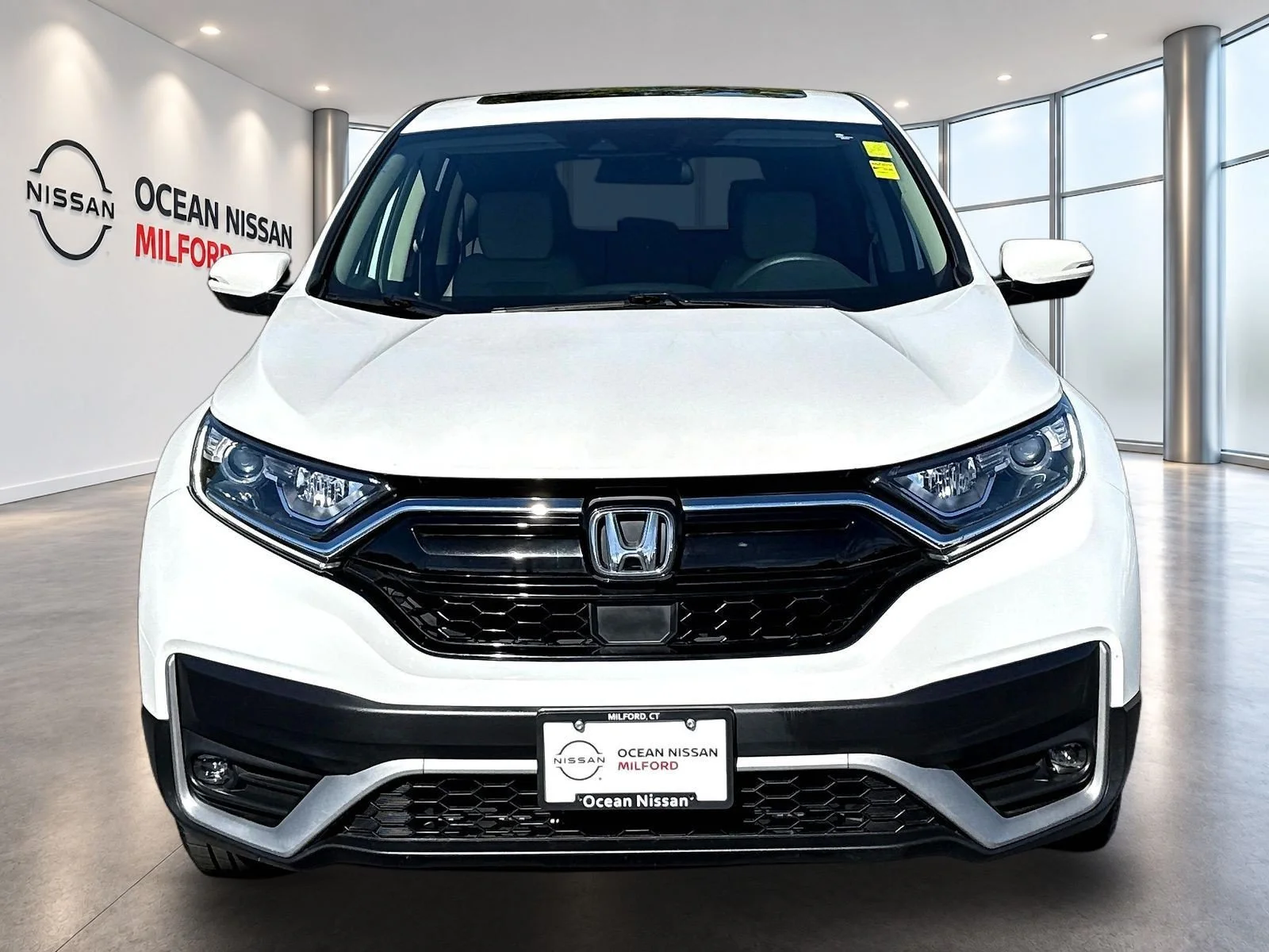 Used 2022 Platinum White Pearl Honda EX image 2