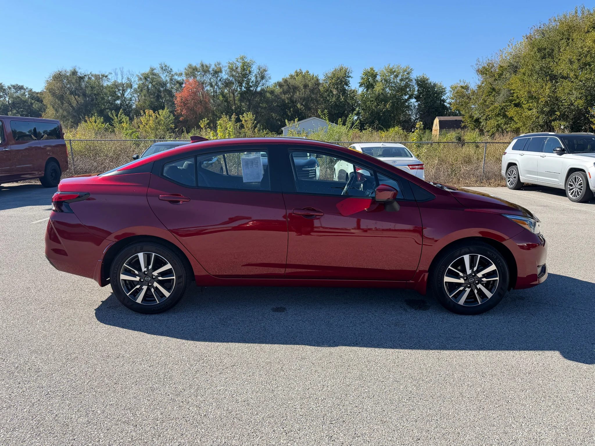 Used 2025 Scarlet Ember Tintcoat Nissan SV image 7