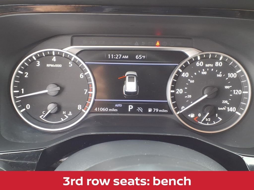 Used 2025 Gun Metallic Nissan SV v6 w/3rd row seating & remote start image 22