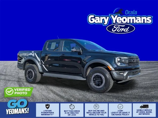 Certified Used 2024 Shadow Black Ford Raptor image 1