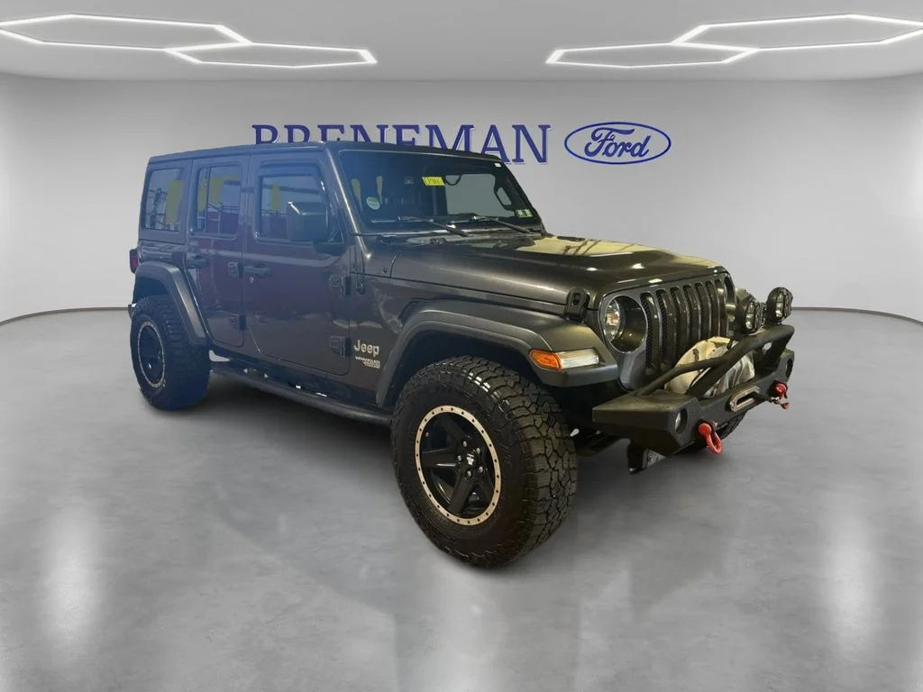 Certified Used 2019 Granite Crystal Clearcoat Metallic Jeep Unlimited Sport S image 3