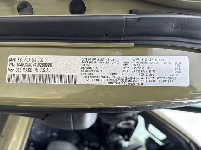 New 2026 41 Exterior Paint Jeep Sport S image 16