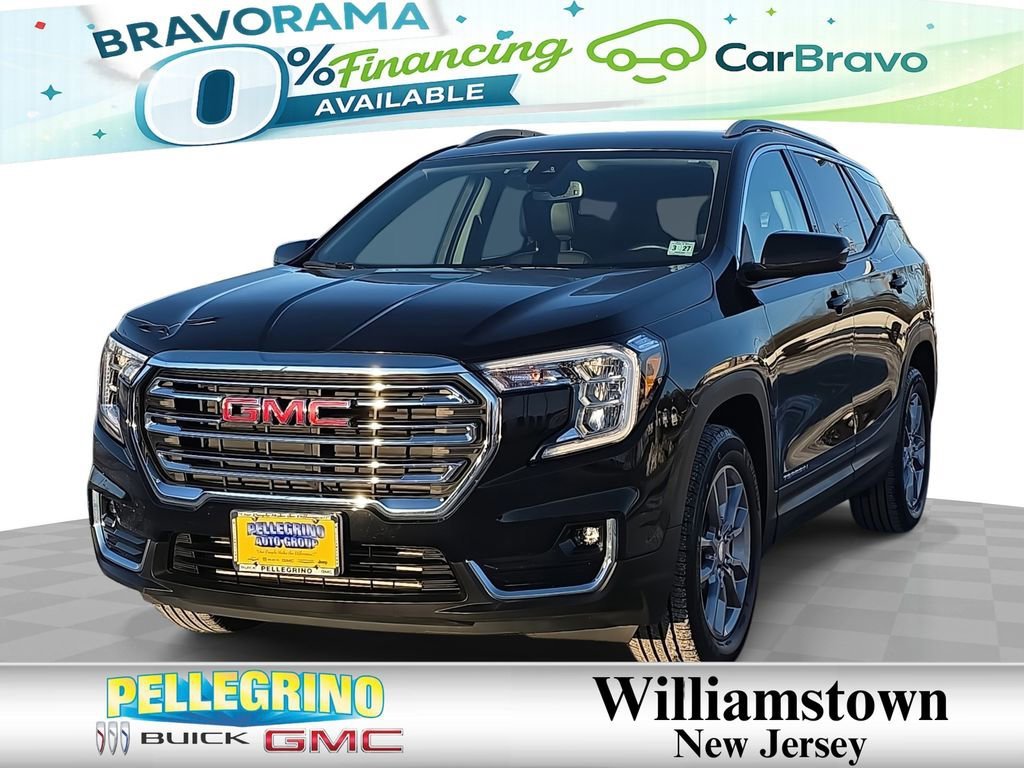 Black (Ebony Twilight Metallic) 2022 GMC Terrain SLT AWD SUV / Crossover All-Wheel Drive Automatic