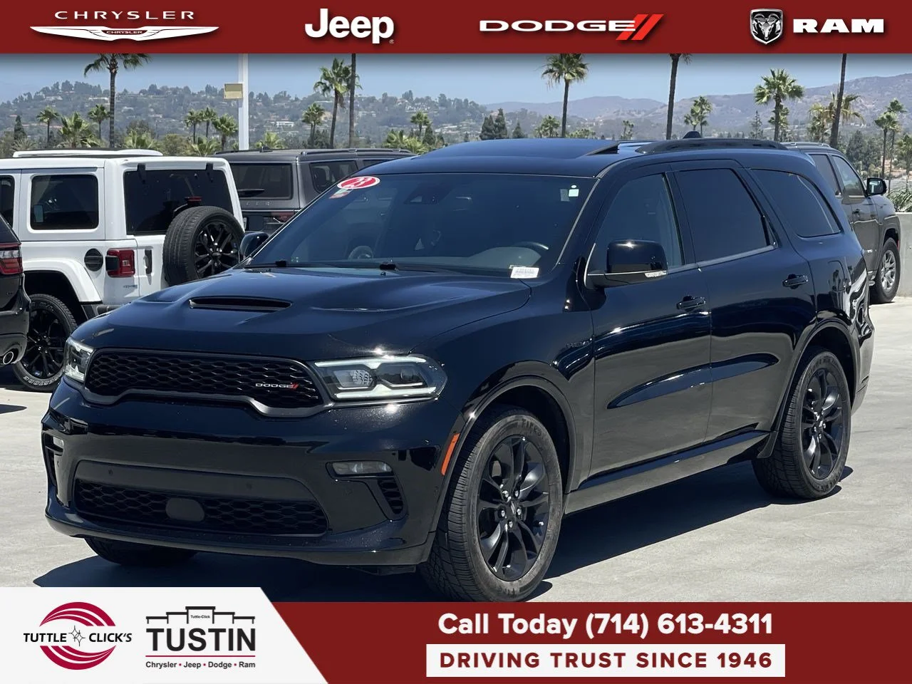 Used 2023 DB Black Clearcoat Dodge R/T Plus image 3