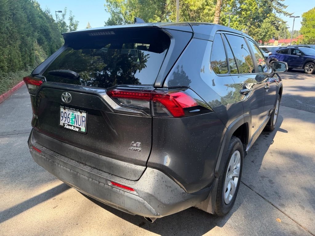 Used 2025 Magnetic Gray Metallic Toyota LE image 4