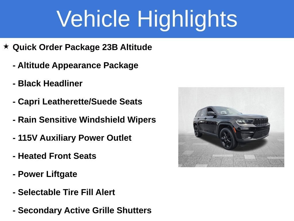Used 2023 Black Jeep Altitude 4x4 image 4