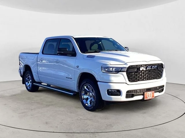 New 2026 Bright White Clearcoat Ram BIG HORN CREW CAB 4X4 5