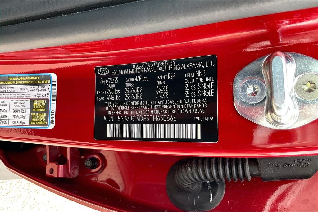 Used 2026 Red Hyundai SEL Premium image 16