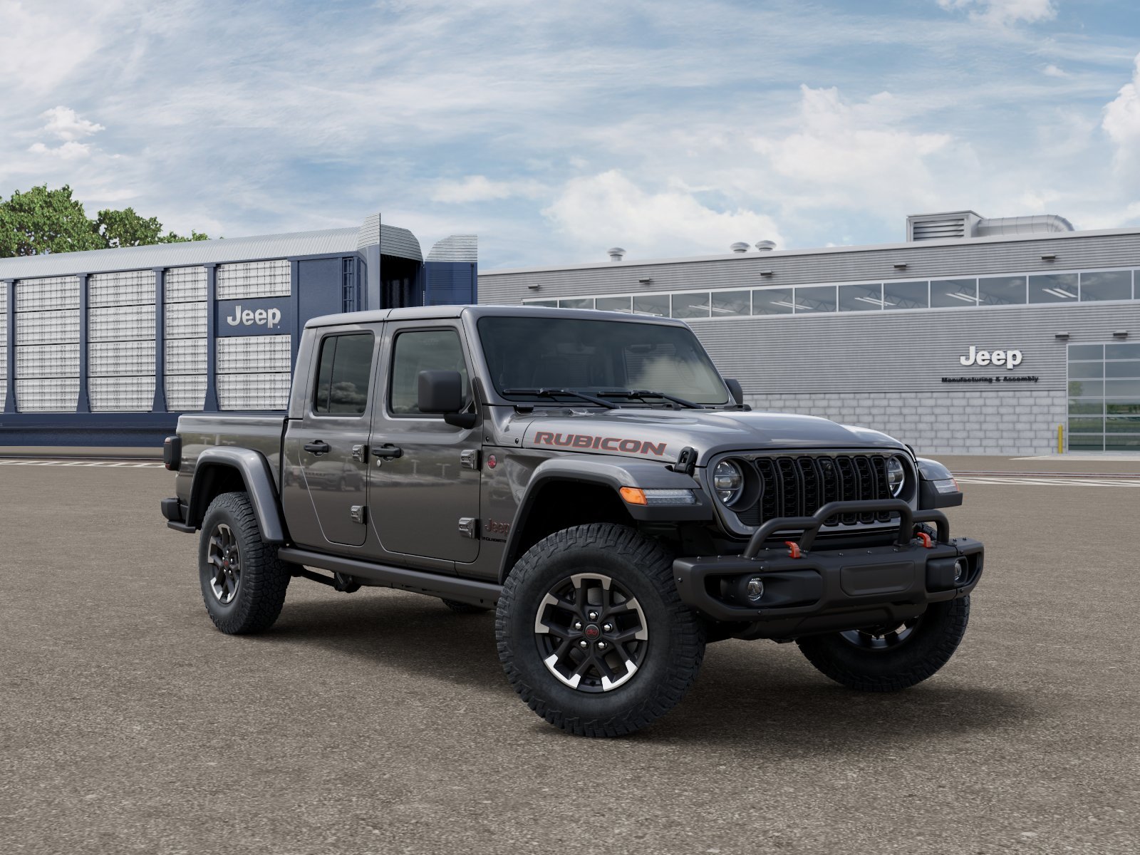 New 2026 Granite Crystal Metallic Clear-Coat Exterior Paint Jeep Rubicon X image 3
