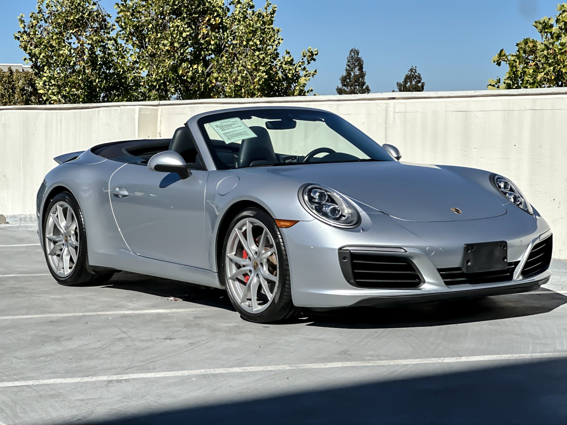Certified Used 2017 Silver Porsche Carrera S Cabriolet image 11