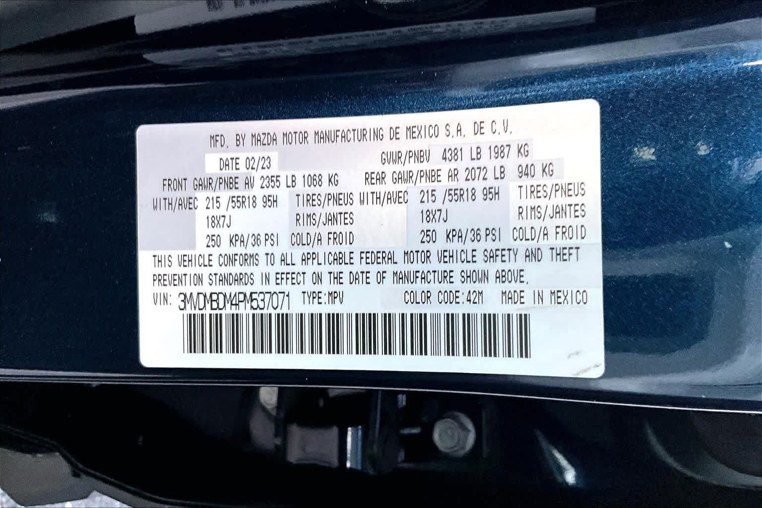 Used 2023 Deep Crystal Blue Mica Mazda 2.5 S Premium Package image 35