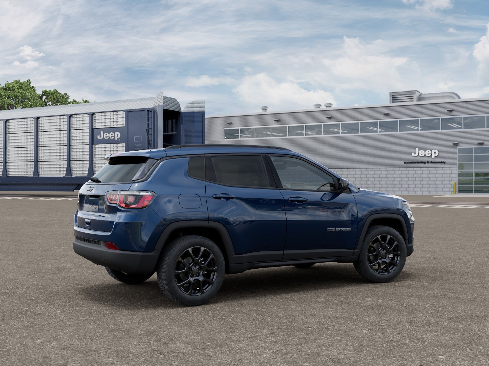 New 2026 Fathom Blue Pearl-Coat Exterior Paint Jeep Latitude image 4