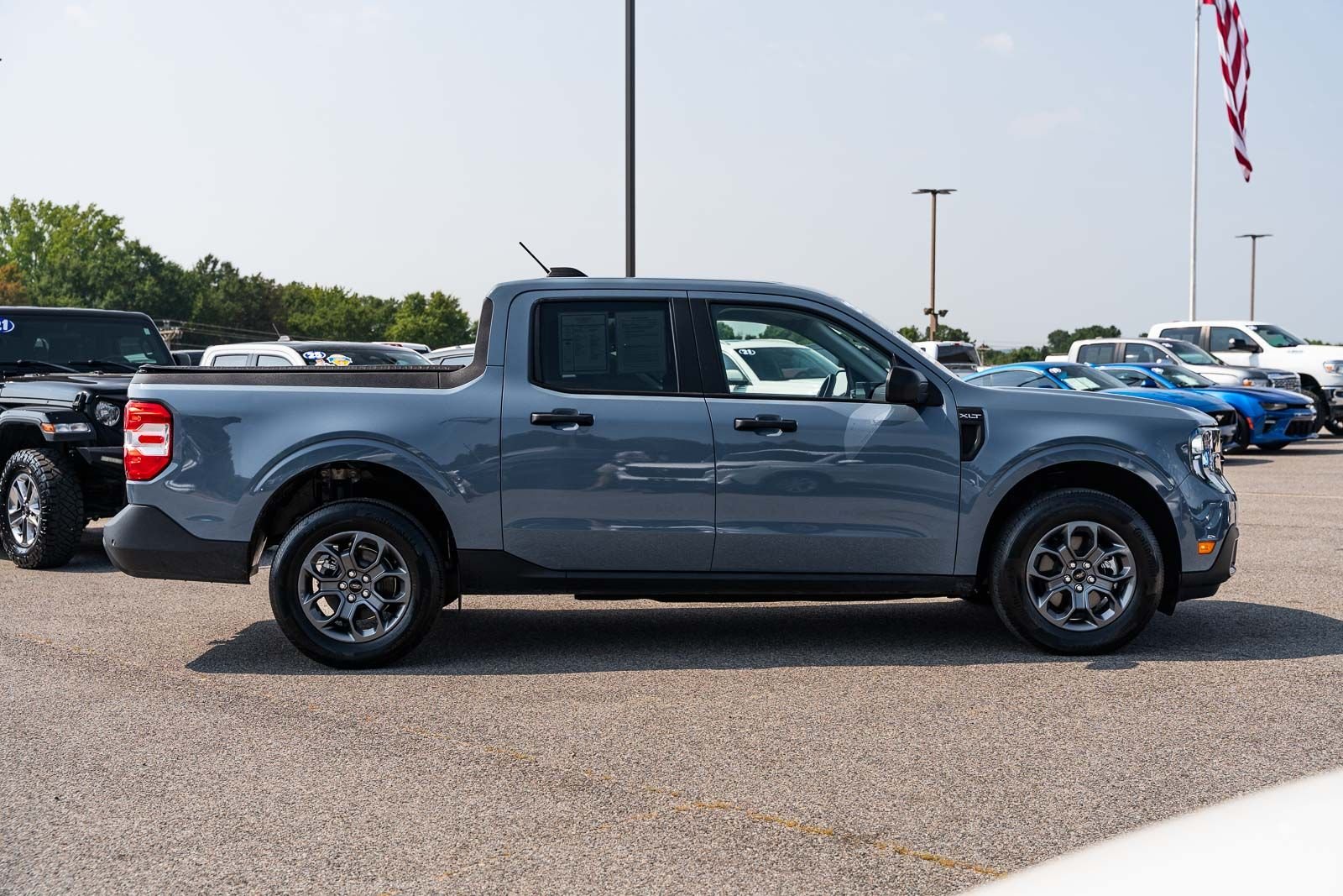 Certified Used 2025 Azure Gray Metallic Ford XLT image 8