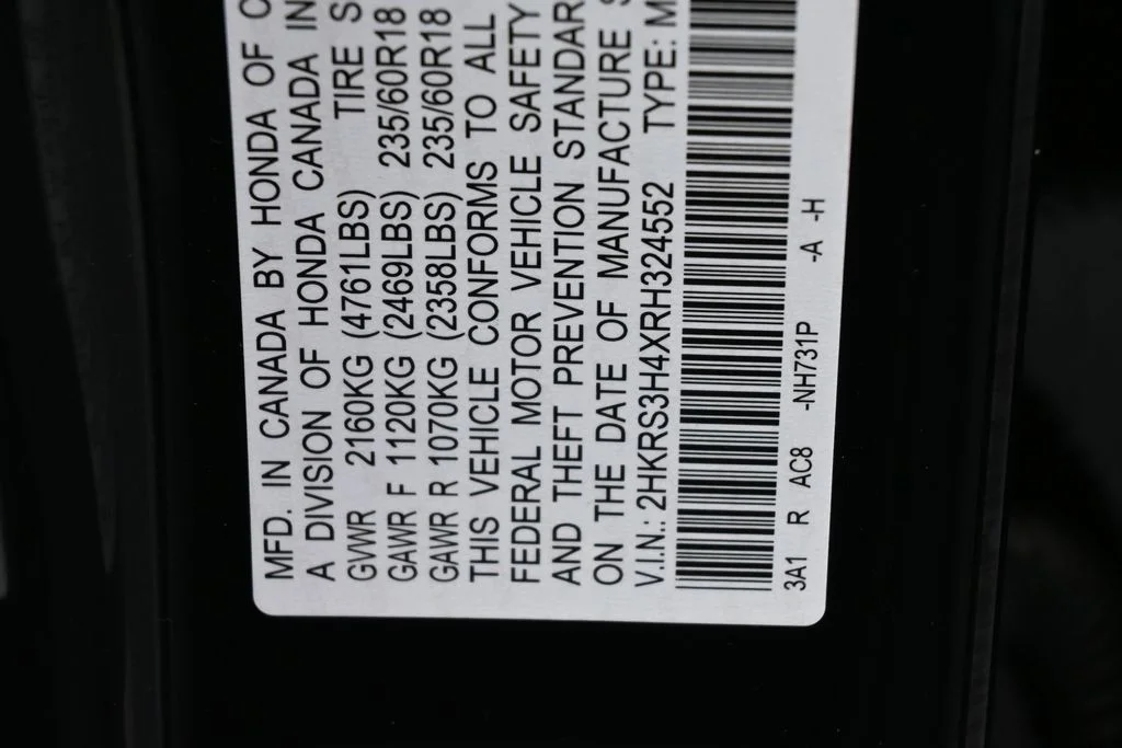 Used 2024 Black Honda EX image 16