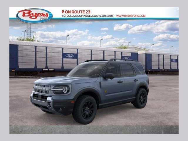 New 2026 Azure Gray Metallic Tri-Coat Ford Badlands image 1