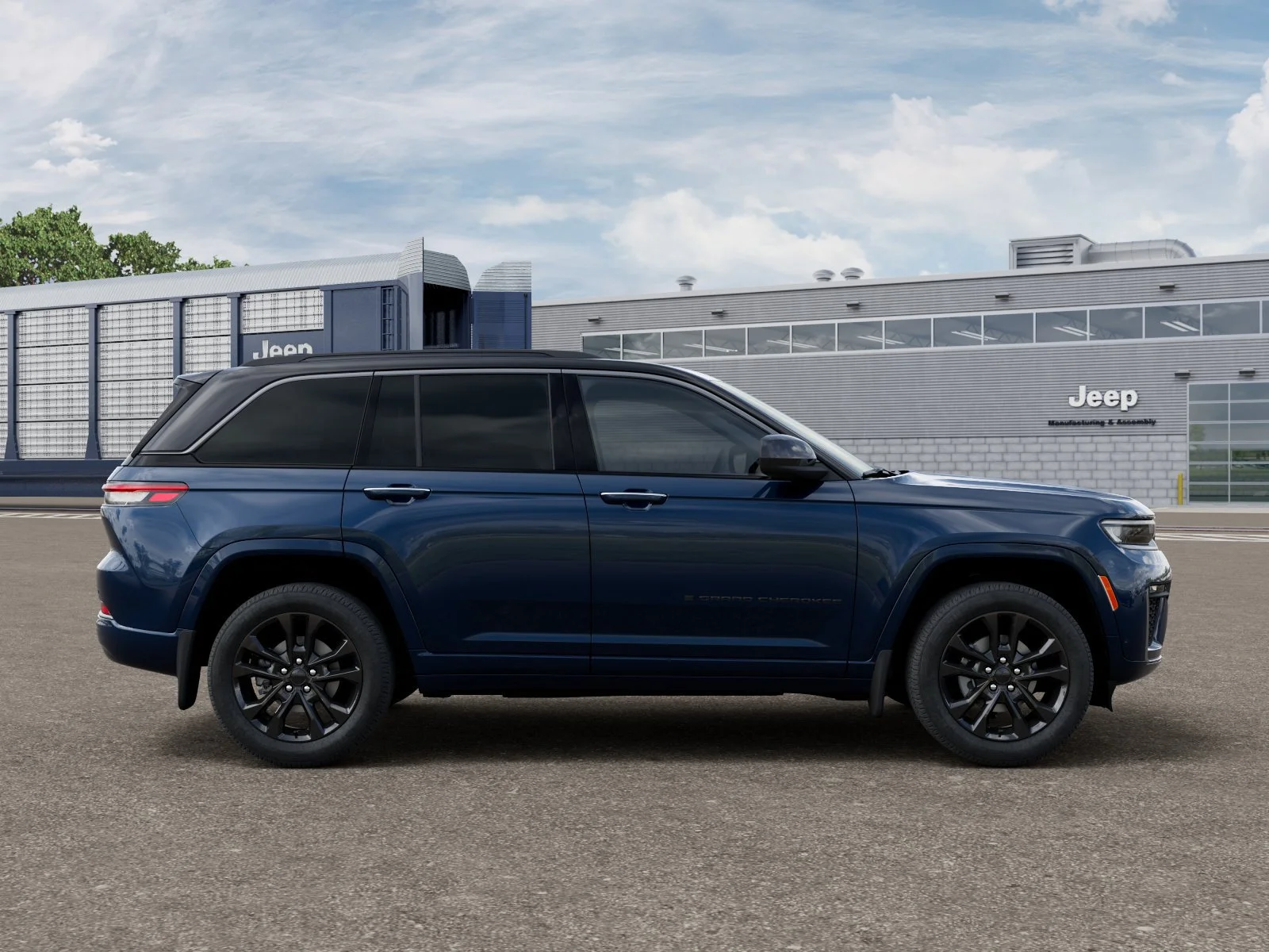 New 2026 Fathom Blue Pearl-Coat Exterior Paint Jeep Limited Reserve image 16