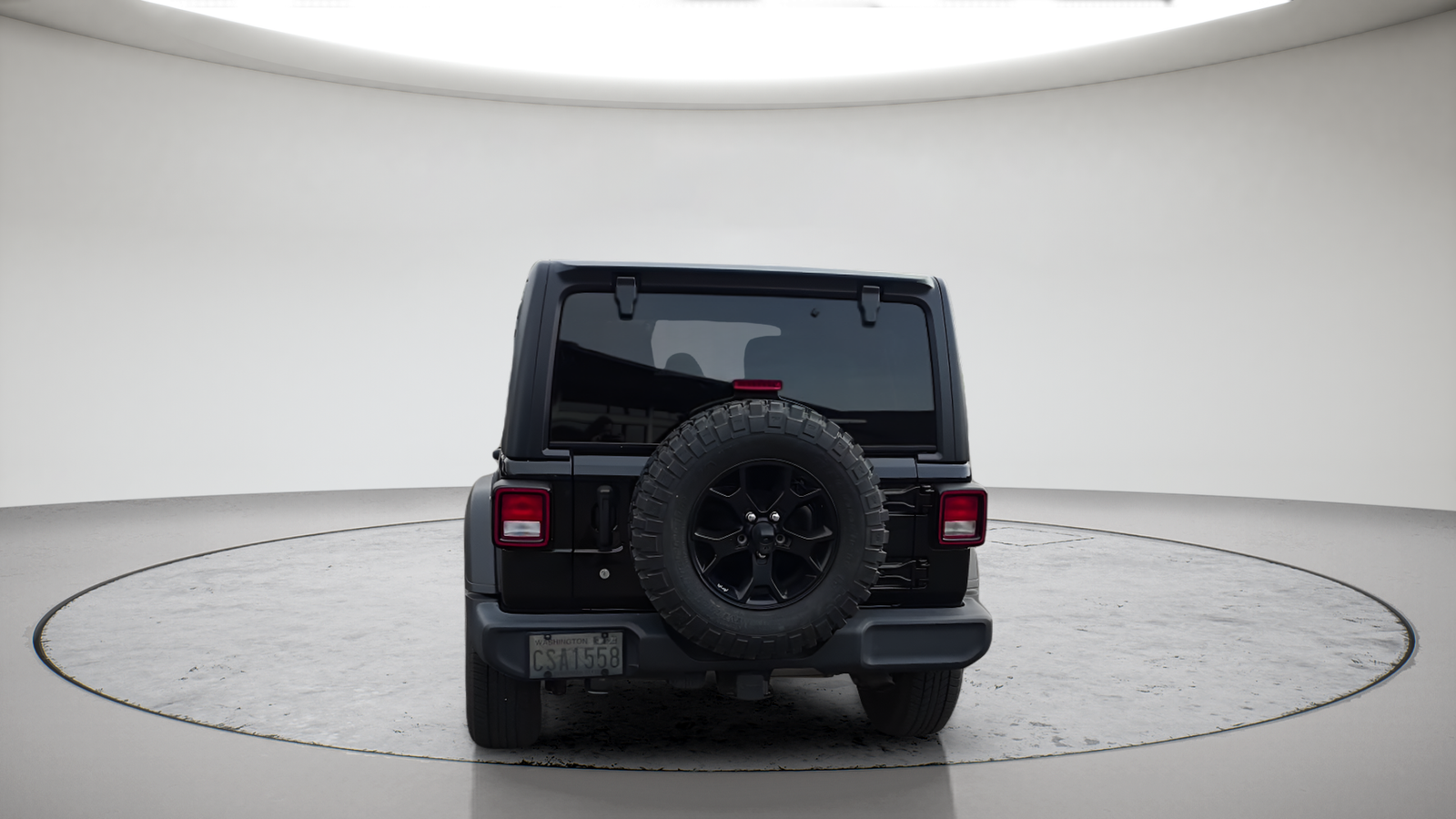 Used 2021 Black Clearcoat Jeep Unlimited Willys image 8