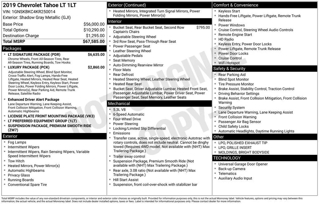 Used 2019 SHADOW GRAY METALLIC Chevrolet LT image 8