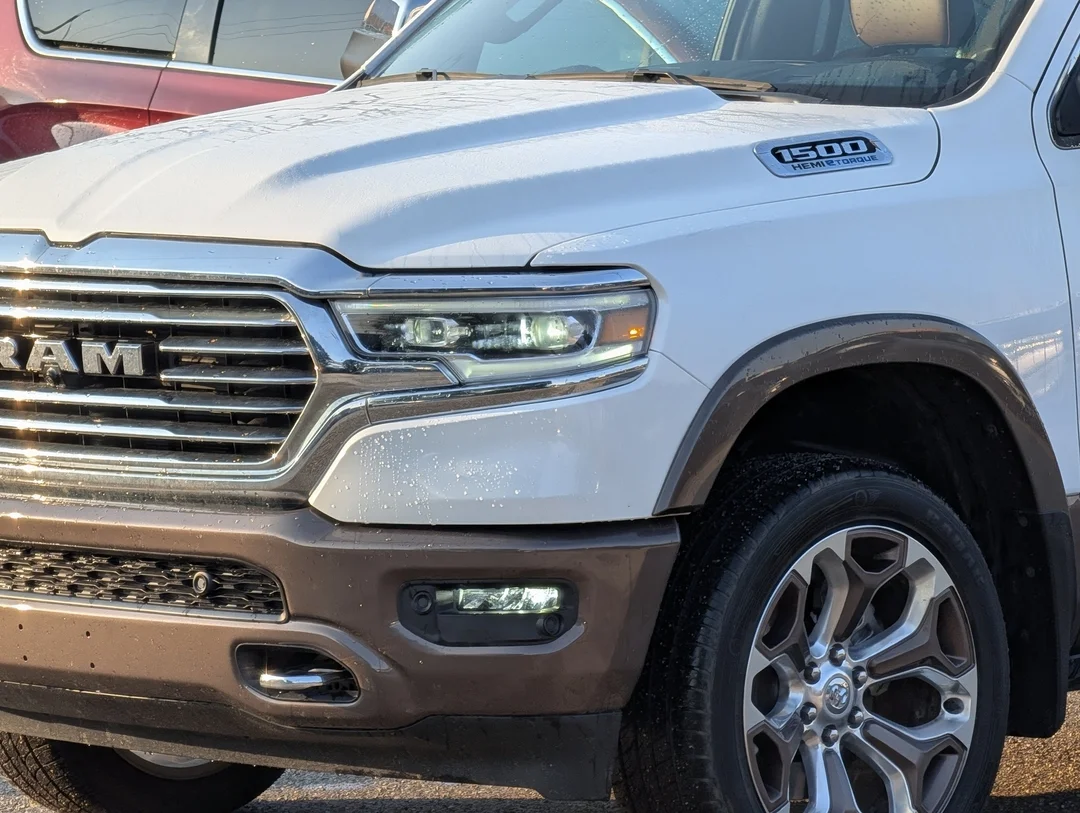 Used 2023 White RAM Limited Longhorn - - 4x4 - Trailer Tow Group - Panoramic Sunroof - 5.7L HEMI eTorque V8 & More! image 10