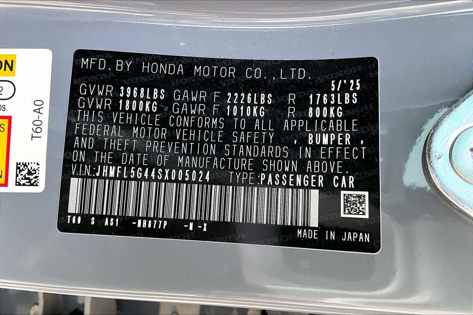 Certified Used 2025 Sonic Gray Pearl Honda Civic Type R image 34