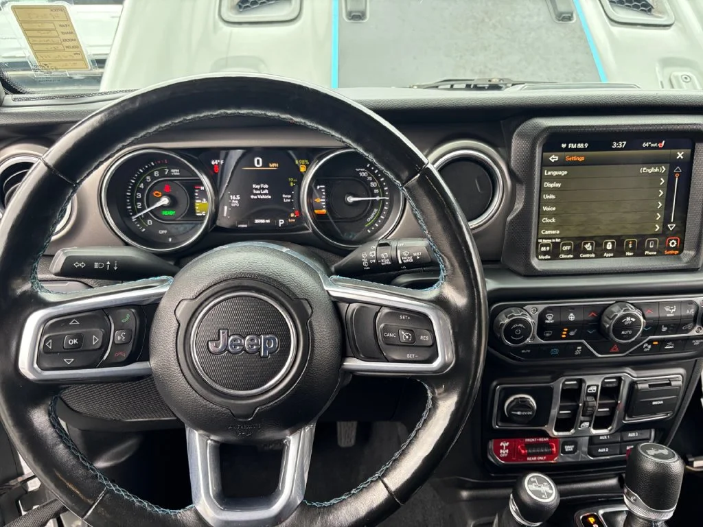 Used 2021 Gray Jeep Unlimited Rubicon 4xe image 44