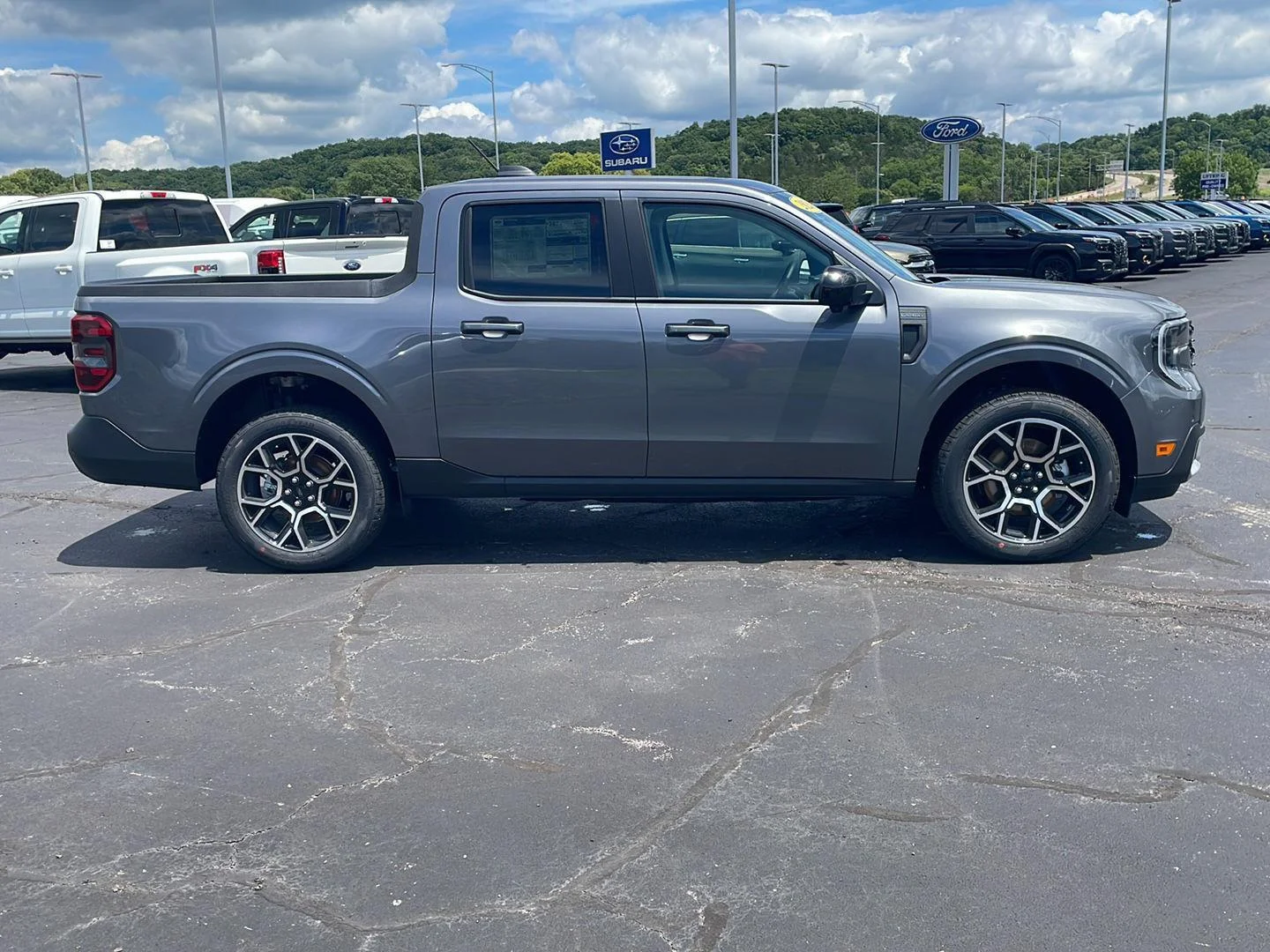 New 2026 Carbonized Gray Metallic Ford LARIAT image 9