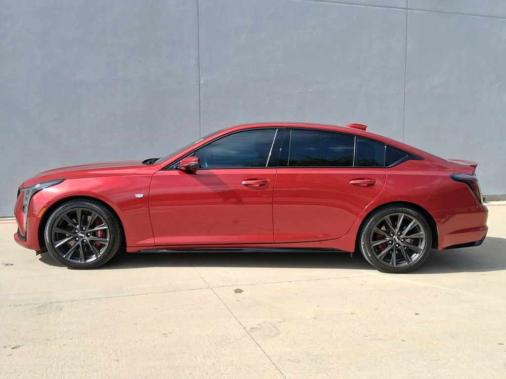 Used 2025 Radiant Red Tintcoat Cadillac Sport image 3