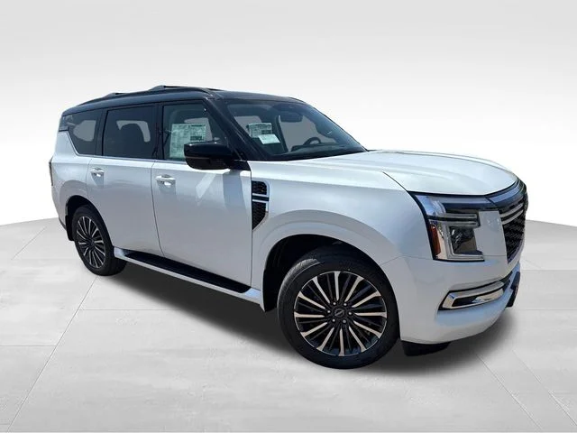 New 2026 Everest White TriCoat / Super Black Two-tone Nissan Platinum Reserve image 1