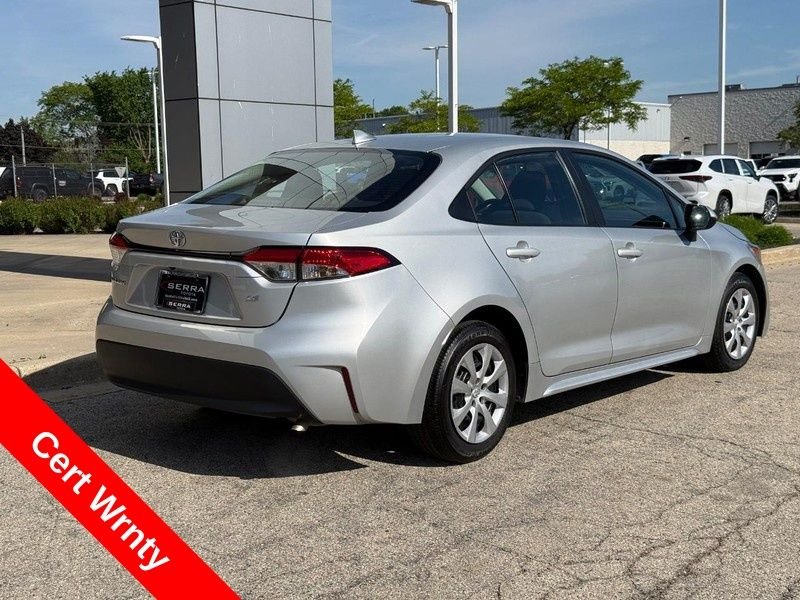 Certified Used 2025 Classic Silver Metallic Toyota LE image 3