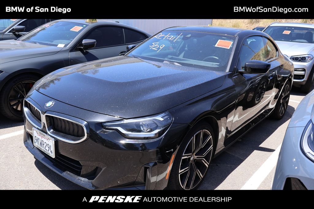 Certified Used 2024 Jet Black BMW 230i xDrive image 1