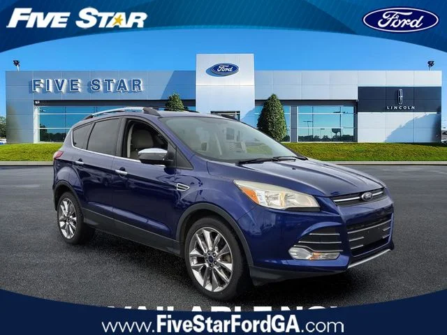 Used 2014 Blue Ford SE image 1