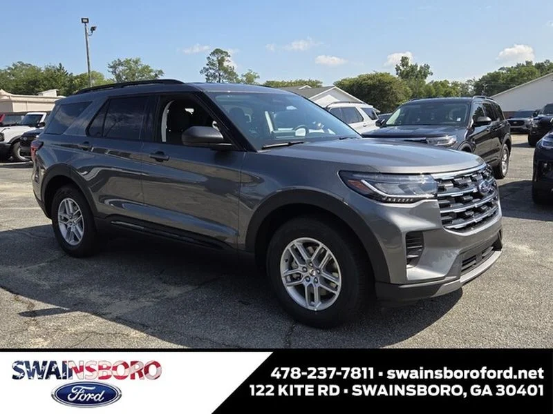 New 2026 Carbonized Gray Metallic Ford Active image 1
