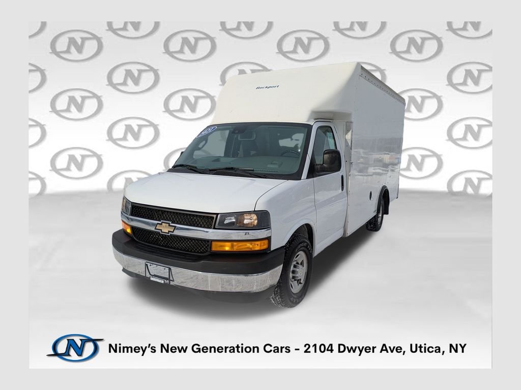 Used 2021 White Chevrolet Work Van image 1