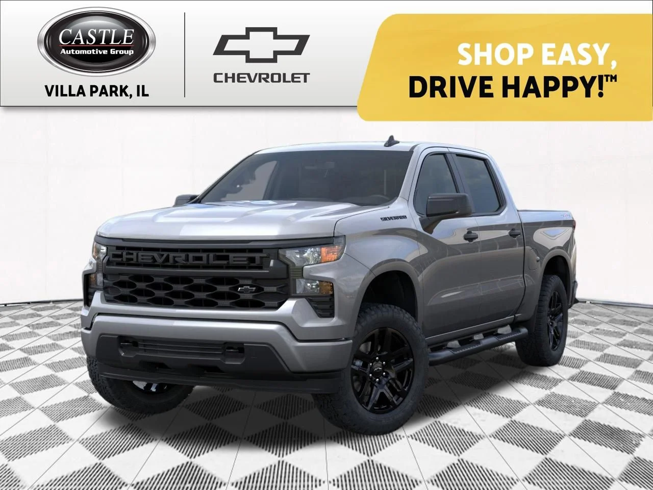 New 2026 Sterling Gray Metallic Chevrolet Custom image 1