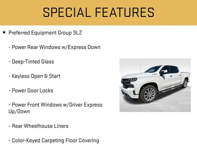 Used 2019 IRIDESCENT PEARL TRICOAT Chevrolet High Country image 12